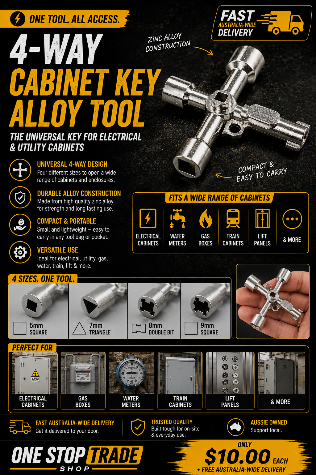 Electrical Cabinet Key