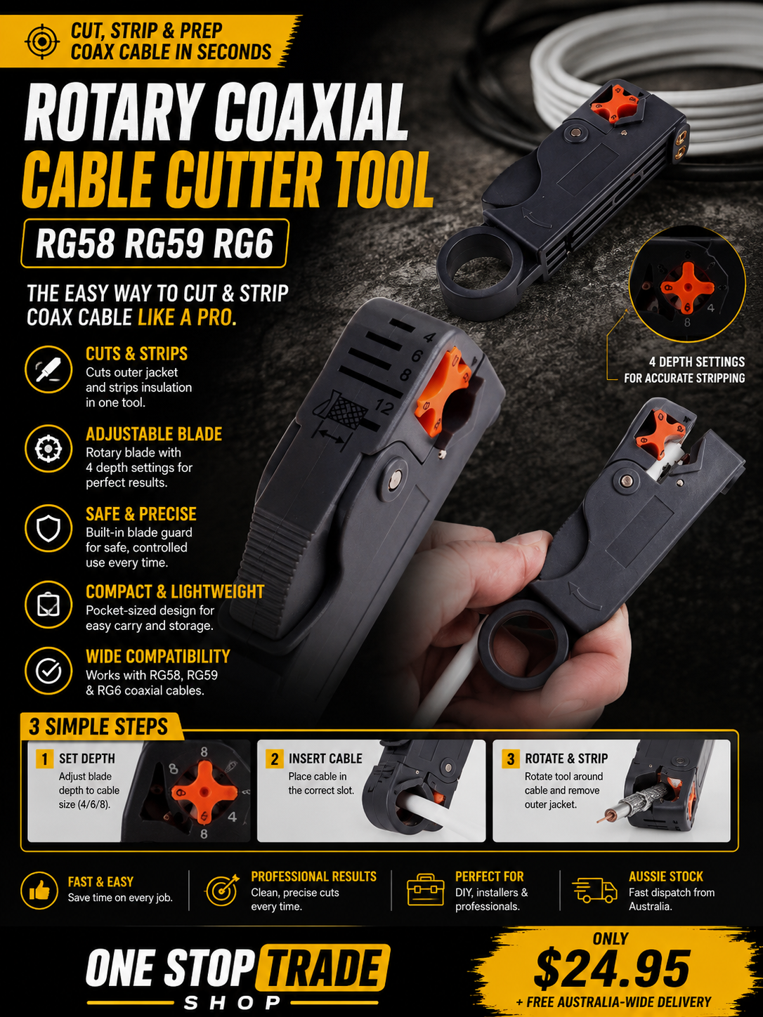 Coax Cable Stripper